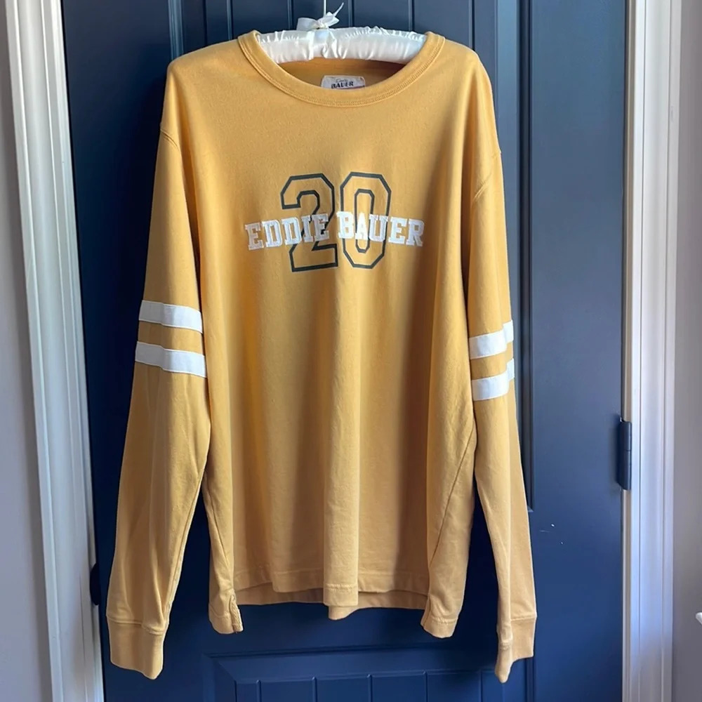 Men’s 2007 Eddie Bauer Lightweight Sweatshirt SZ L Never Worn